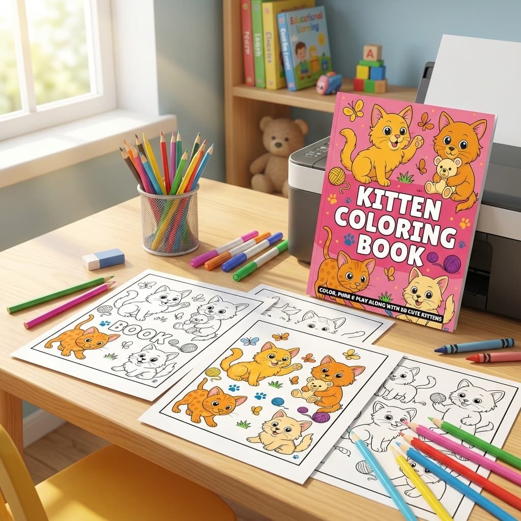 Download a Free Cozy Coloring Pack