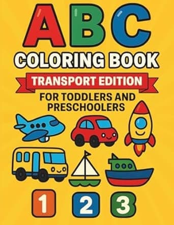 ABC Coloring Book for Toddlers & Preschoolers