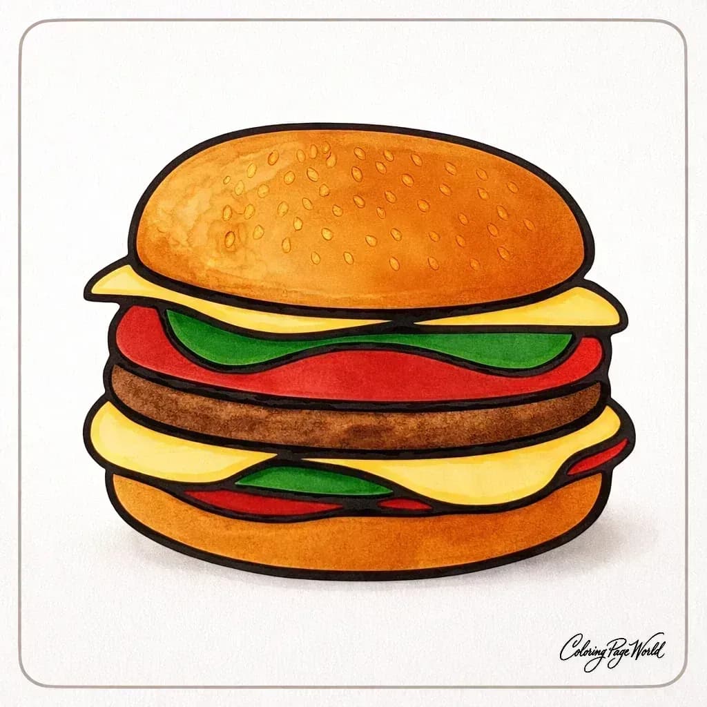 Classic Delicious Cheeseburger