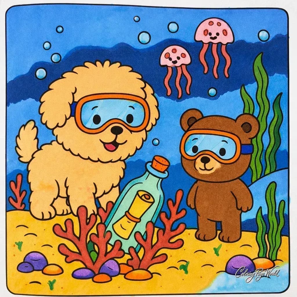 Message in a Bottle: Underwater Discovery