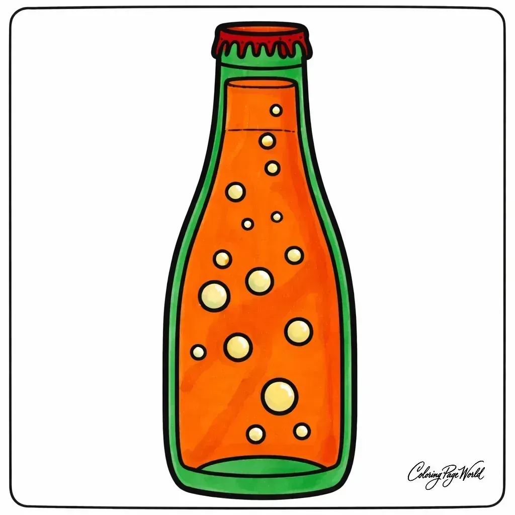 Refreshing Orange Soda