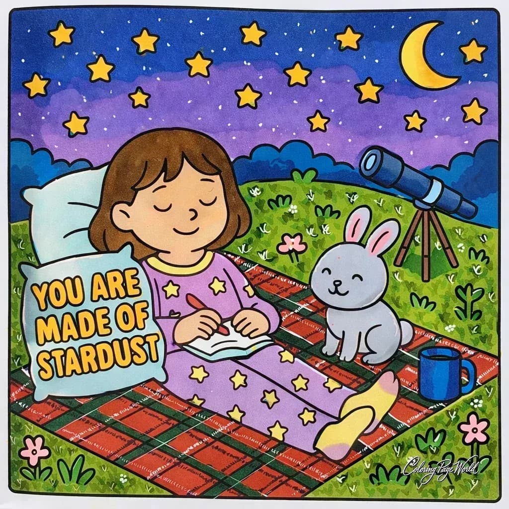 You are Made of Stardust: Cozy Night Scene